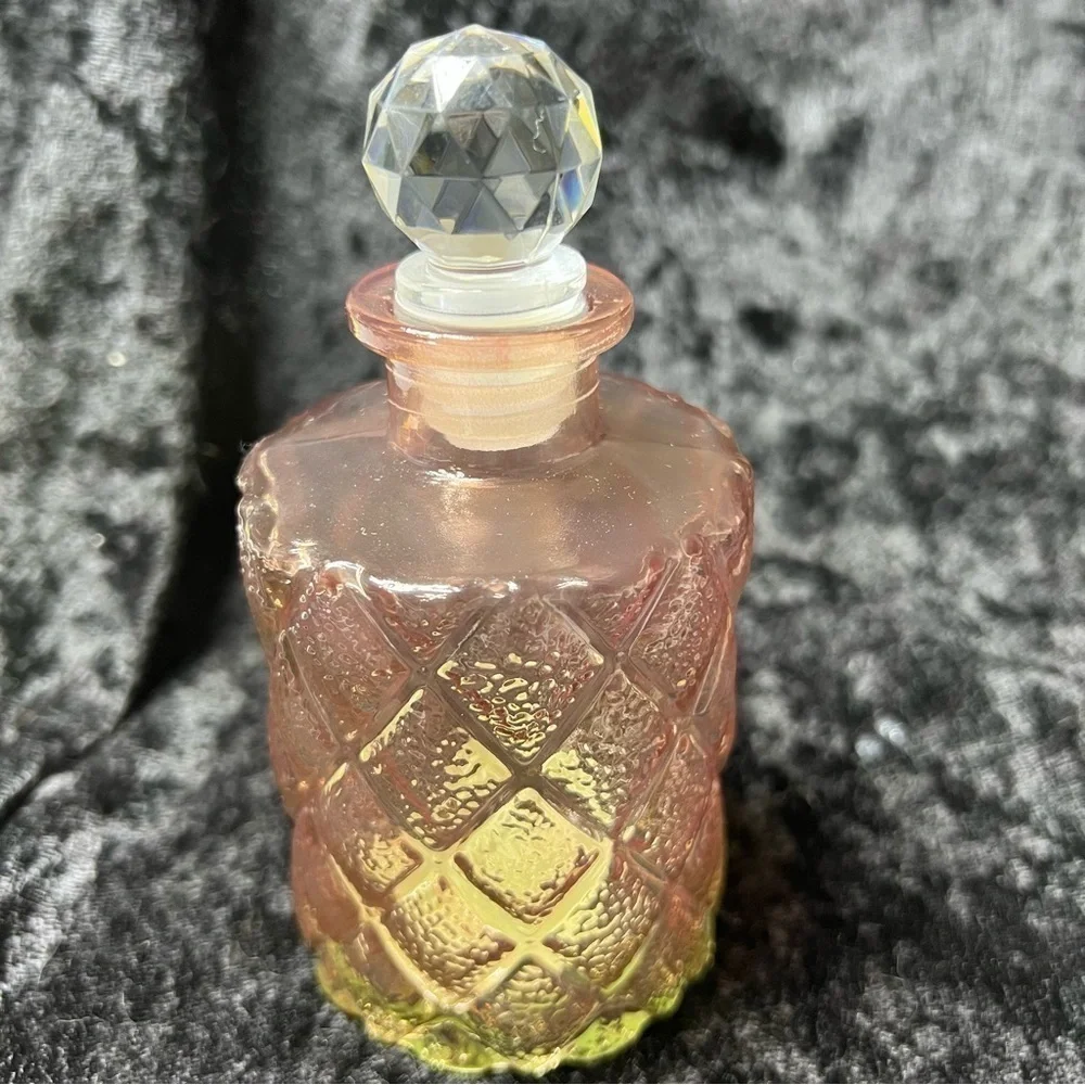 Pink decanter bottle